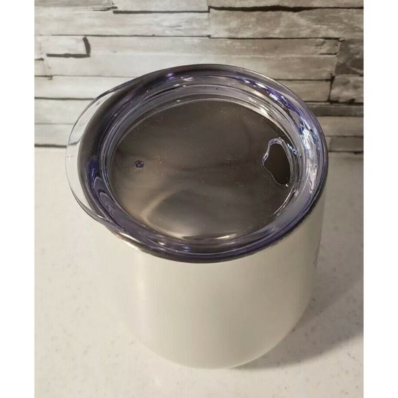 Rae Dunn Mom Life MOMLIFE Insulated Stainless Steel Wine Glass Lidded - Picture 5 of 5